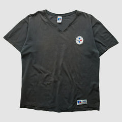 Pittsburgh Steelers Russell 90s T-Shirt - Black Vintage discount