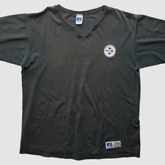Pittsburgh Steelers Russell 90s T-Shirt - Black Vintage discount