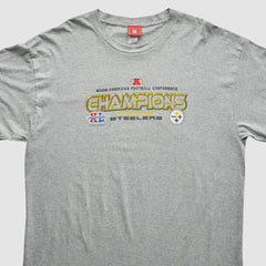 Pittsburgh Steelers NFL 2005 T-Shirt - Gray Vintage on sale