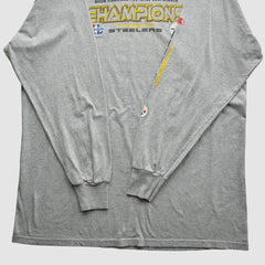Pittsburgh Steelers NFL 2005 T-Shirt - Gray Vintage on sale
