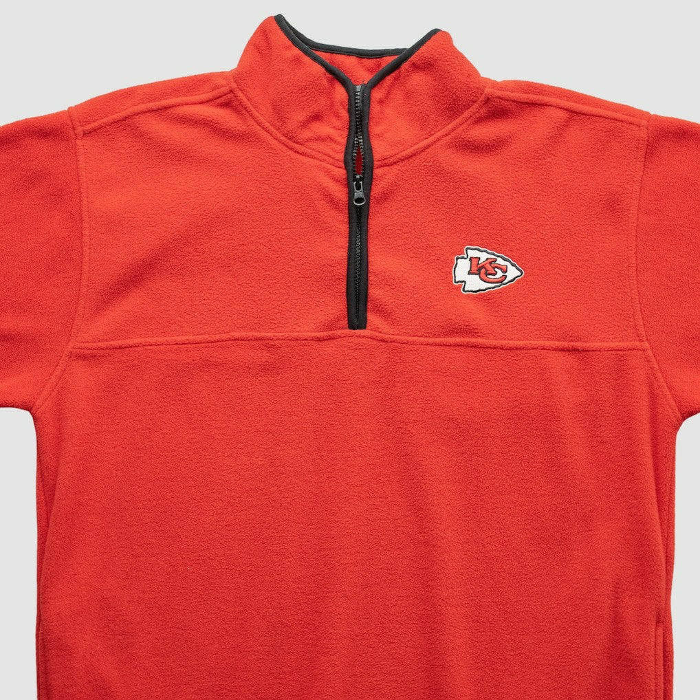 Kansas City Chiefs NFL 2000s 1/4 Zip Sweatshirt - Red Vintage online