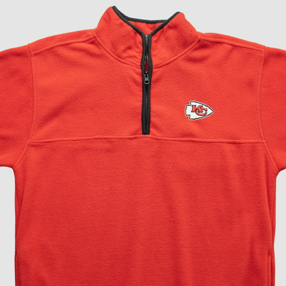 Kansas City Chiefs NFL 2000s 1/4 Zip Sweatshirt - Red Vintage online