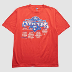 Texas Rangers 2011 T-Shirt - Red Vintage