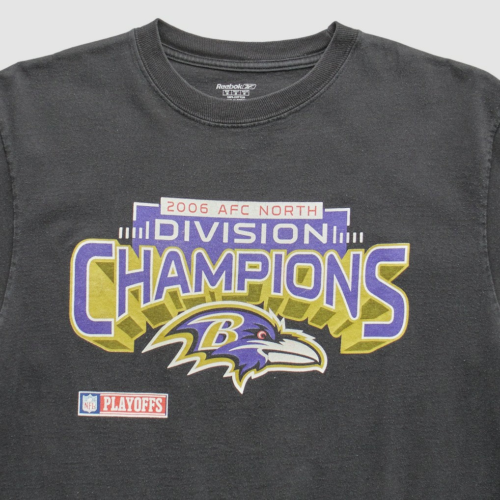 Baltimore Ravens Reebok 2006 T-Shirt - Black Vintage outlet
