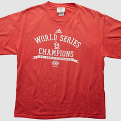 St. Louis Cardinals Adidas 2006 T-Shirt - Red Vintage