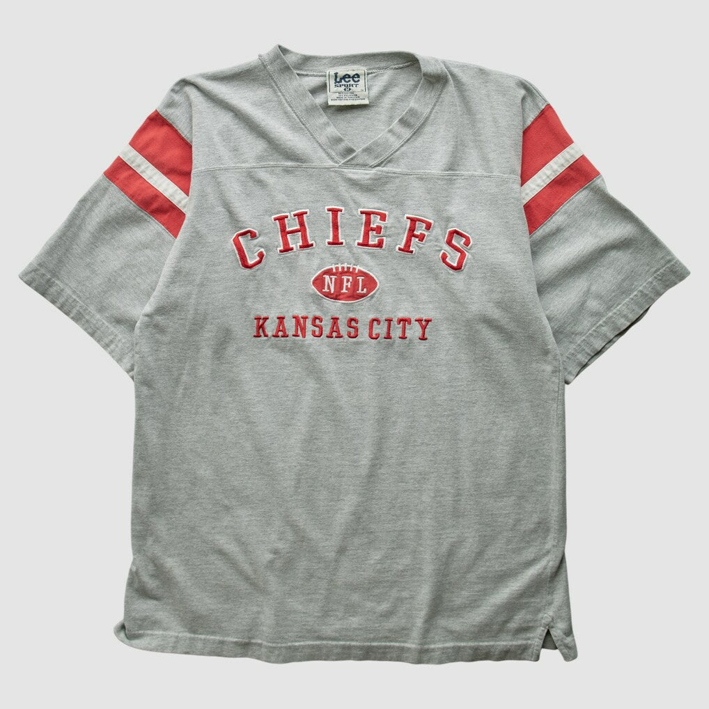 Kansas City Chiefs Lee Apparel 2000s T-Shirt - Gray Vintage on sale