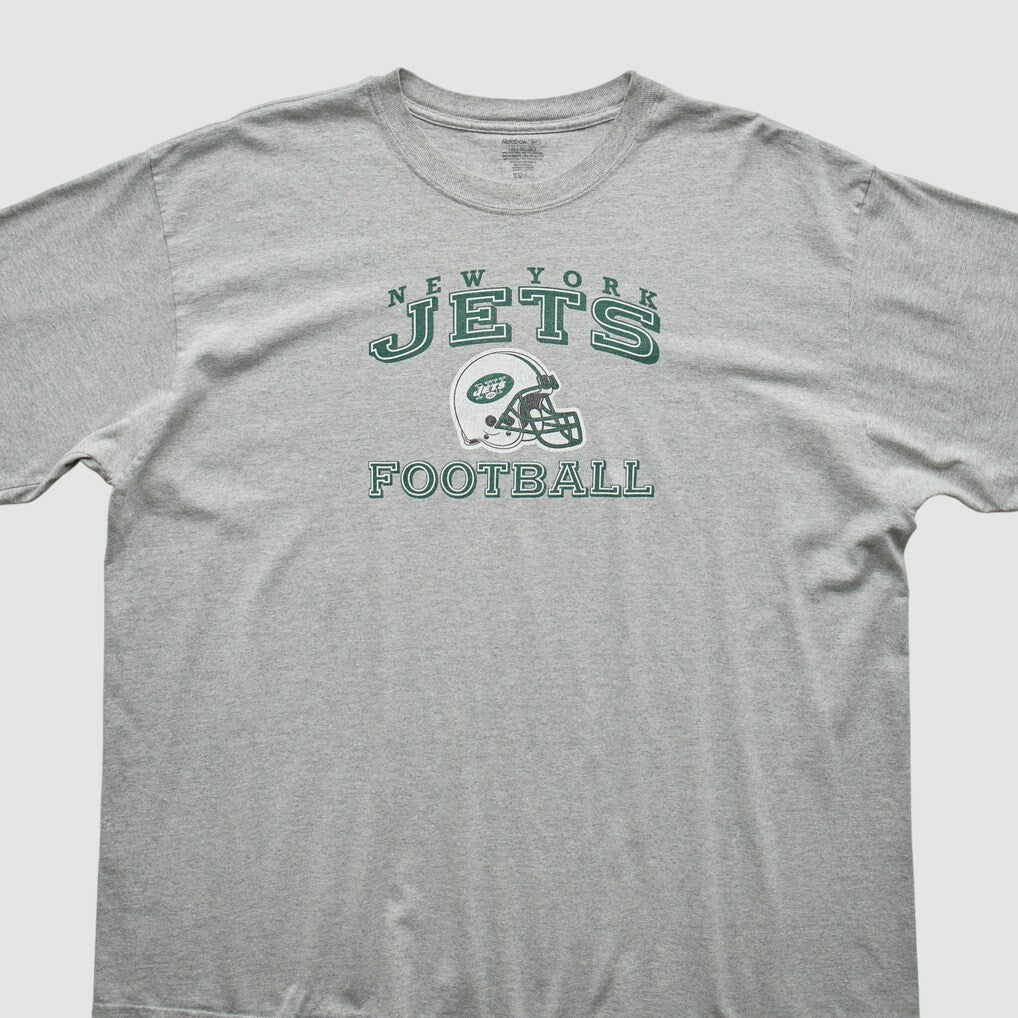 New York Jets Reebok 2000s T-Shirt - Gray Vintage cheap