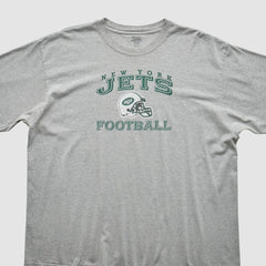 New York Jets Reebok 2000s T-Shirt - Gray Vintage cheap
