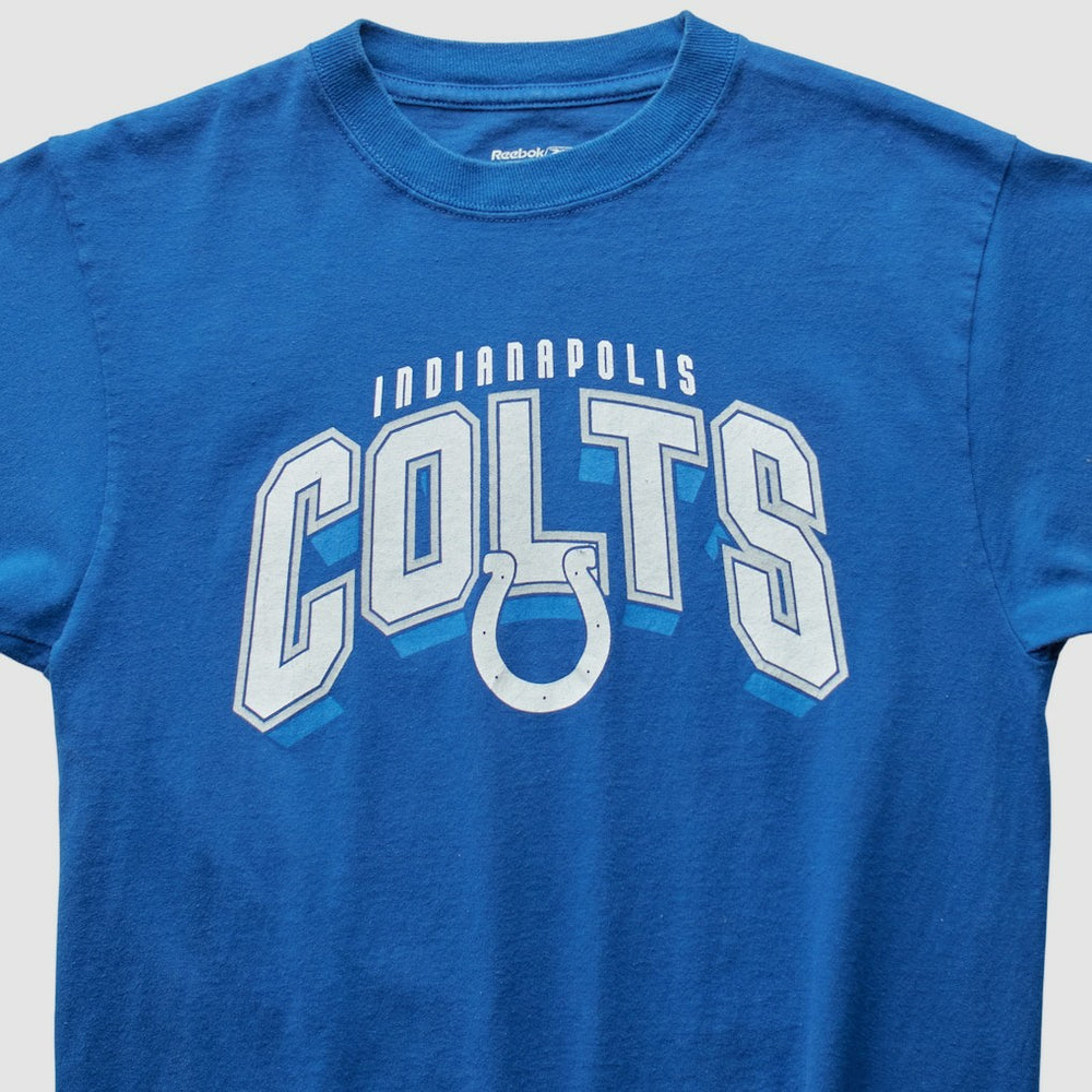 Indianapolis Colts Reebok 2000s T-Shirt - Blue Vintage for sale