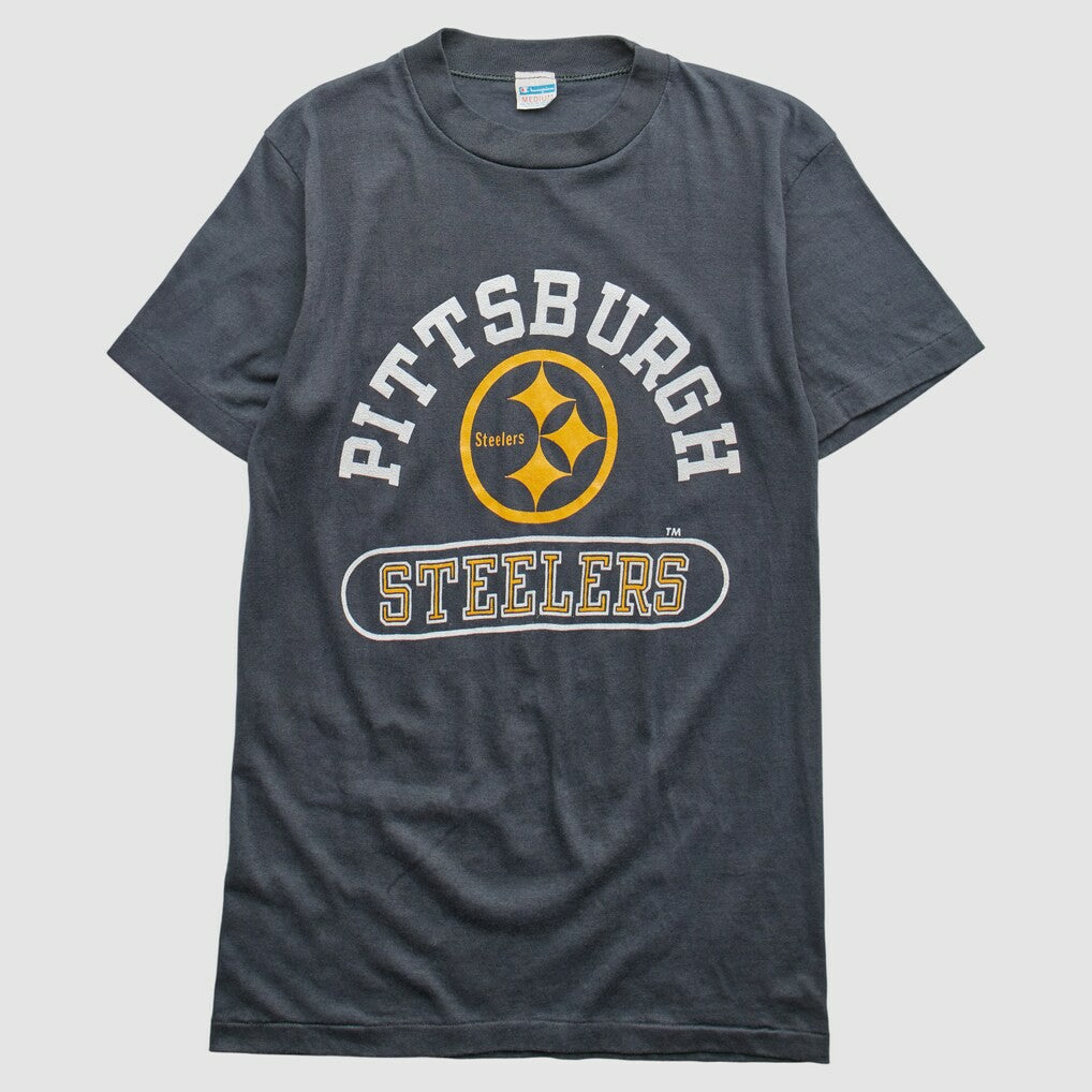 Pittsburgh Steelers Champion 80s T-Shirt - Gray Vintage outlet