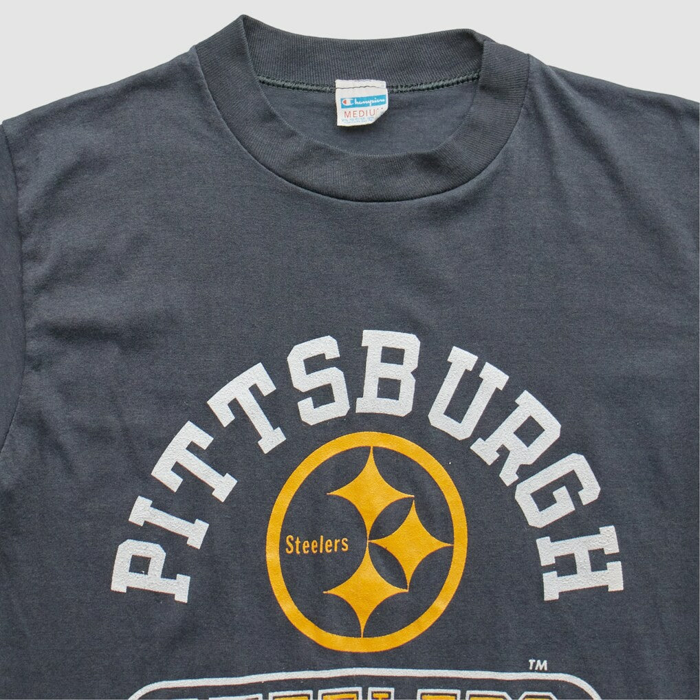 Pittsburgh Steelers Champion 80s T-Shirt - Gray Vintage outlet