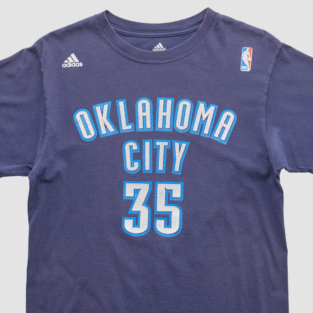 Oklahoma City Thunder 2010s T-Shirt - Navy Vintage | Adidas for sale