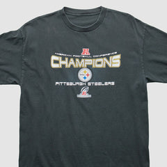 Pittsburgh Steelers 2000s T-Shirt - Black Vintage outlet