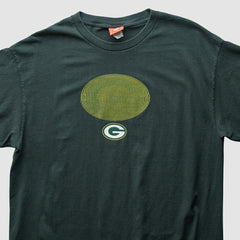 Green Bay Packers NFL 2000s T-Shirt - Black Vintage for sale