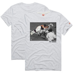 John Elway Denver Broncos Homage Unisex Pay Homage Tri-Blend T-Shirt - Ash discount