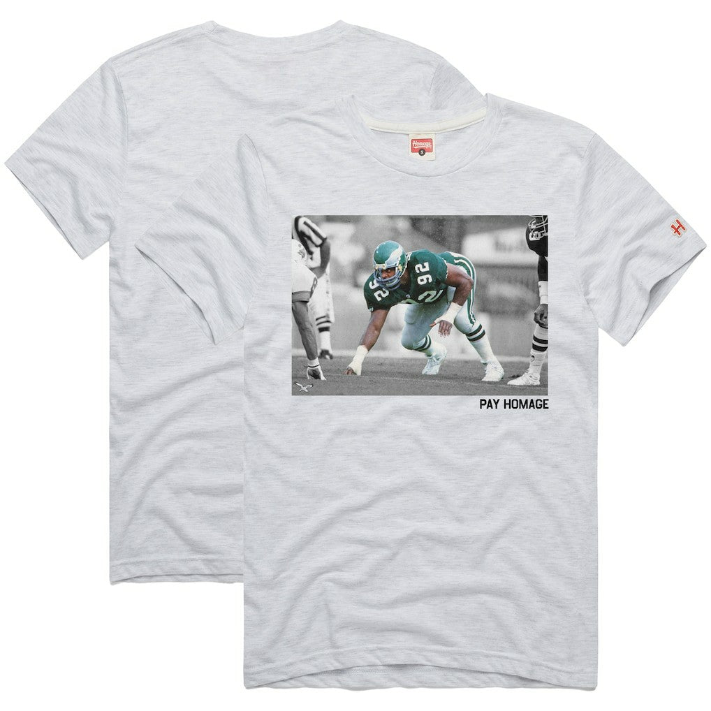 Reggie White Philadelphia Eagles Homage Unisex Pay Homage Tri-Blend T-Shirt - Ash on sale