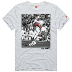 Dan Marino Miami Dolphins Homage Unisex Pay Homage Tri-Blend T-Shirt - Ash cheap