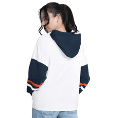 Houston Astros G-III 4Her by Carl Banks Women's Key Player Oversized Hooded Long Sleeve T-Shirt - White/Navy
