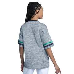 Seattle Mariners G-III 4Her by Carl Banks Women's Off-Season Oversized Top - Navy