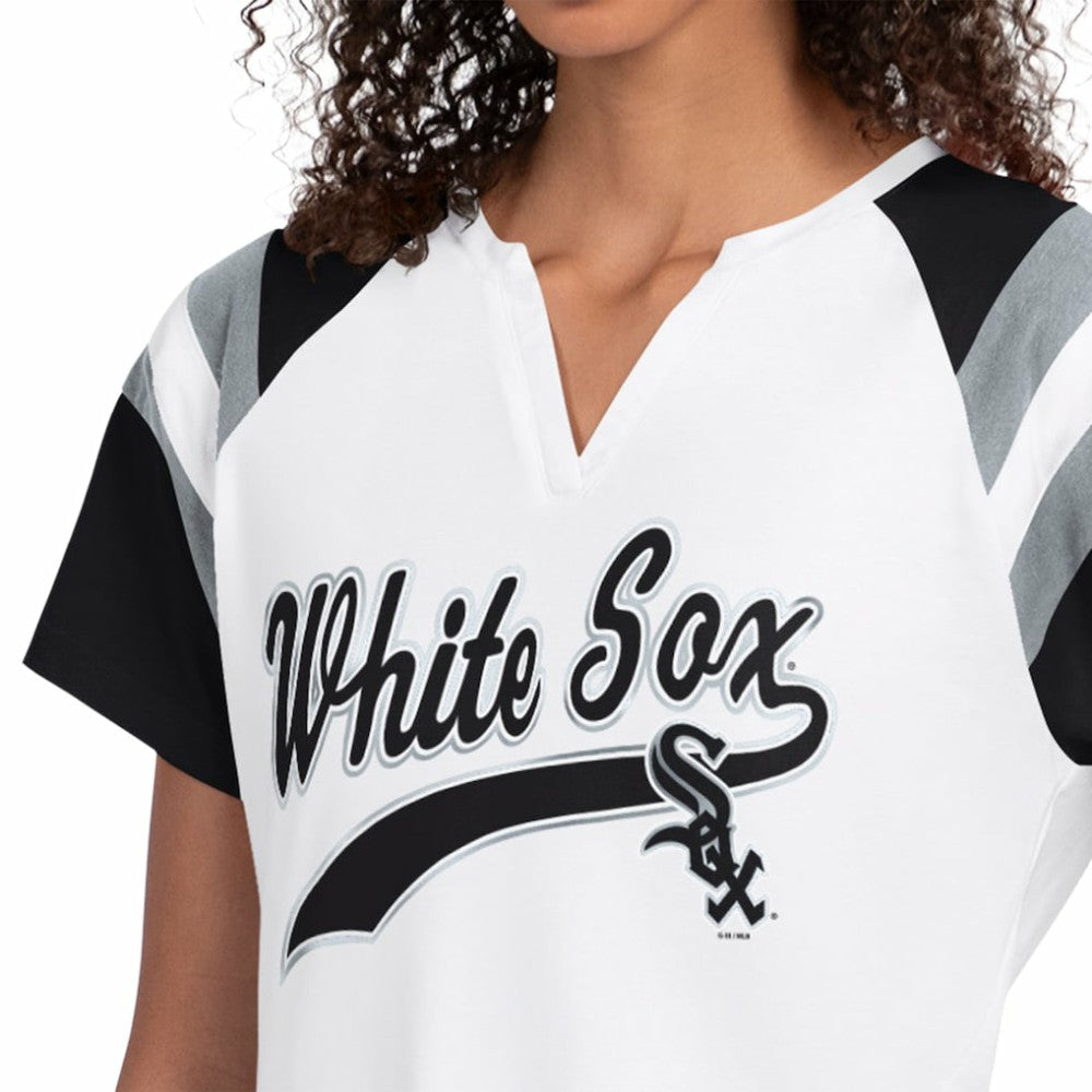 Chicago White Sox Starter Women's Game On Notch Neck T-Shirt - White