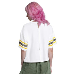 San Diego Padres Starter Women's Cropped Hurry Up Offense T-Shirt - White