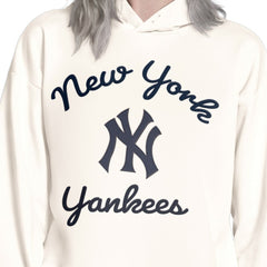 New York Yankees Starter Women's Baseline Hoodie Sweatshirt - Cream