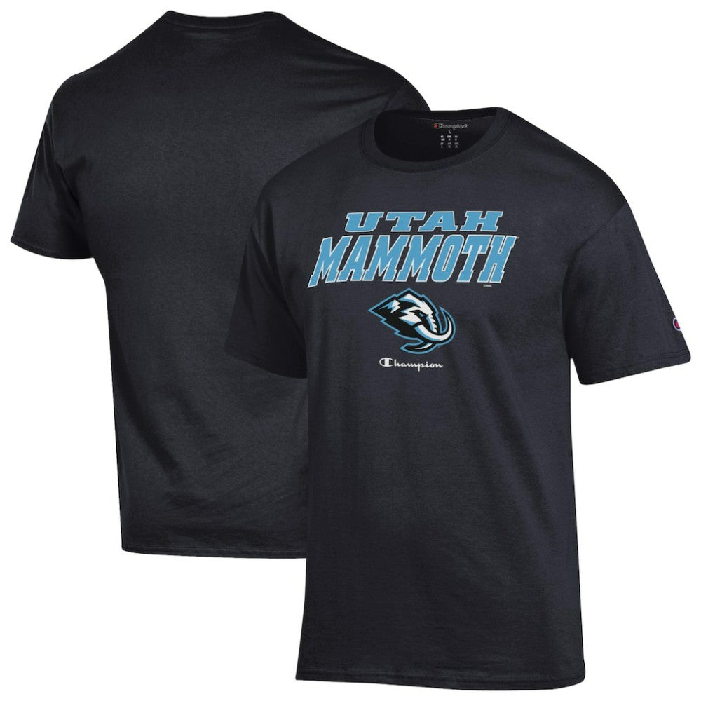 Utah Mammoth Champion Jersey T-Shirt Black