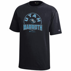 Utah Mammoth Champion Youth Jersey T-Shirt Black