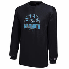 Utah Mammoth Champion Youth Jersey Long Sleeve T-Shirt Black