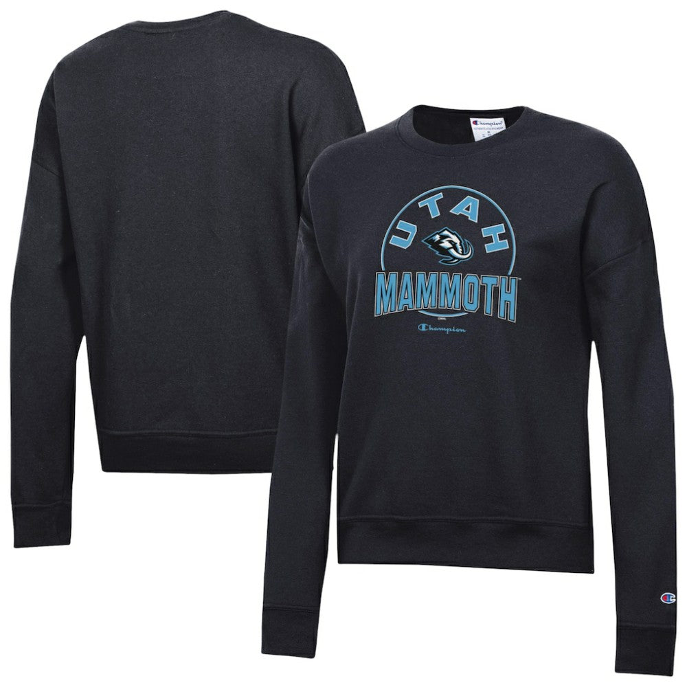 Utah Mammoth Champion Women's Powerblend Fleece Sweatshirt Black