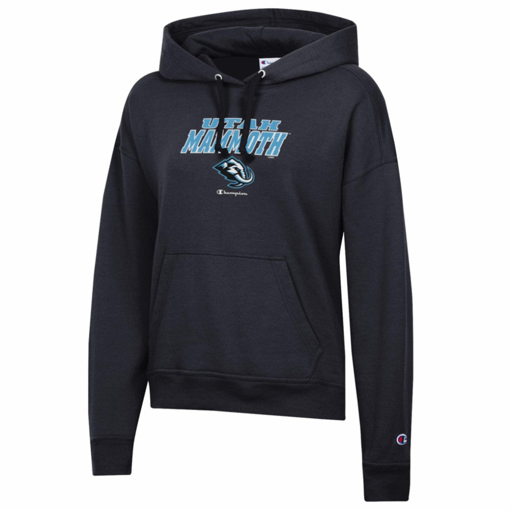 Utah Mammoth Champion Women's Powerblend Fleece Hoodie Black