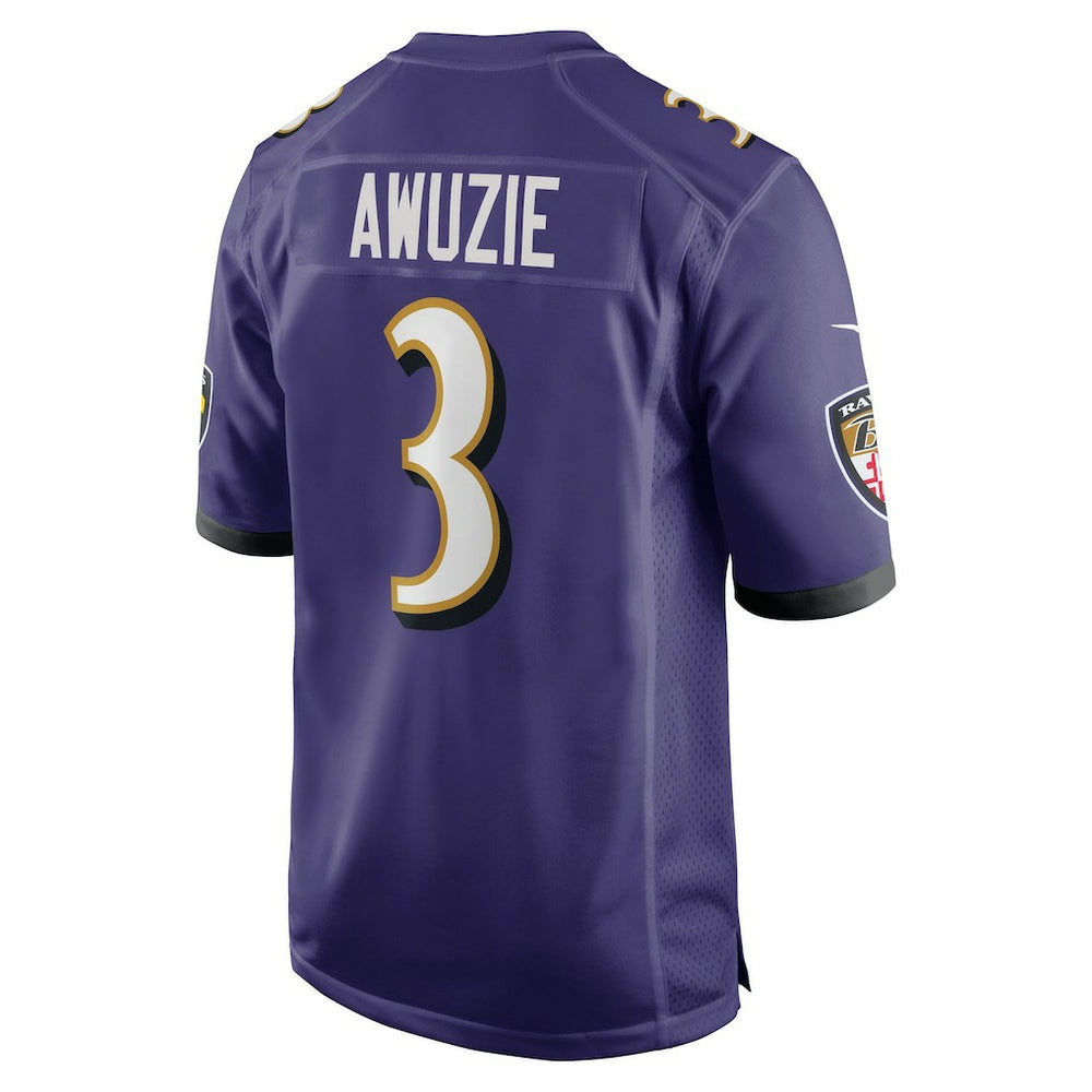Chidobe Awuzie Baltimore Ravens Team Game Jersey - Purple | Nike outlet