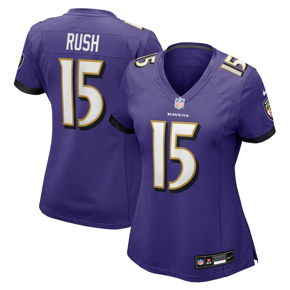 Cooper Rush Baltimore Ravens Women's Team Game Jersey - Purple | Nike for sale