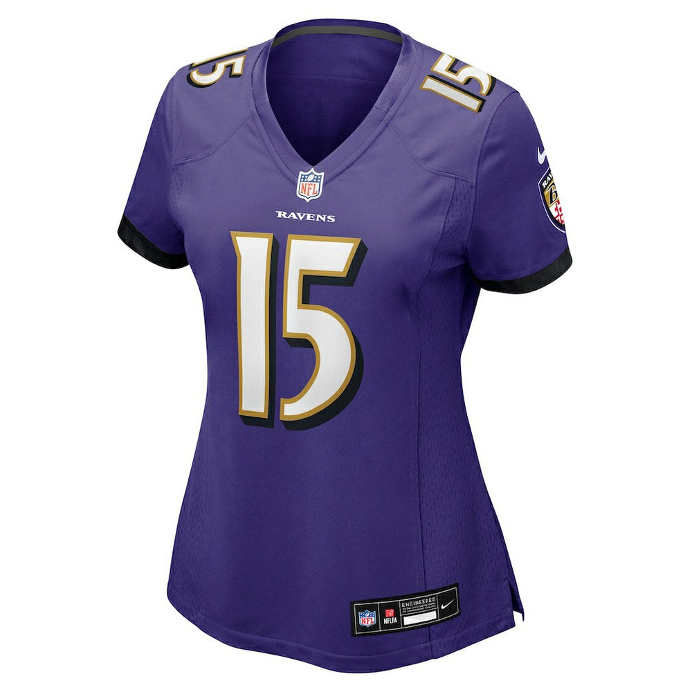 Cooper Rush Baltimore Ravens Women's Team Game Jersey - Purple | Nike for sale