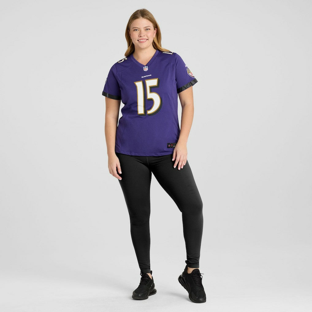 Cooper Rush Baltimore Ravens Women's Team Game Jersey - Purple | Nike for sale