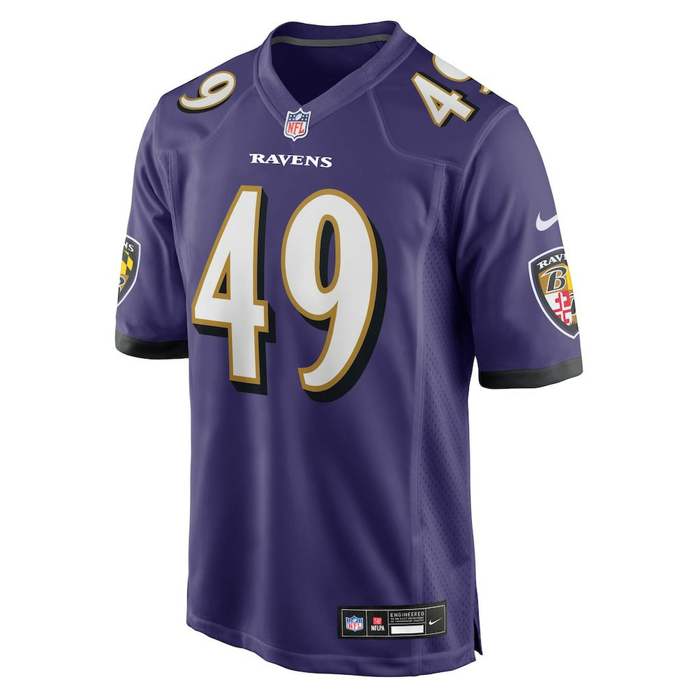 Jay Higgins IV Baltimore Ravens Team Game Jersey - Purple | Nike outlet