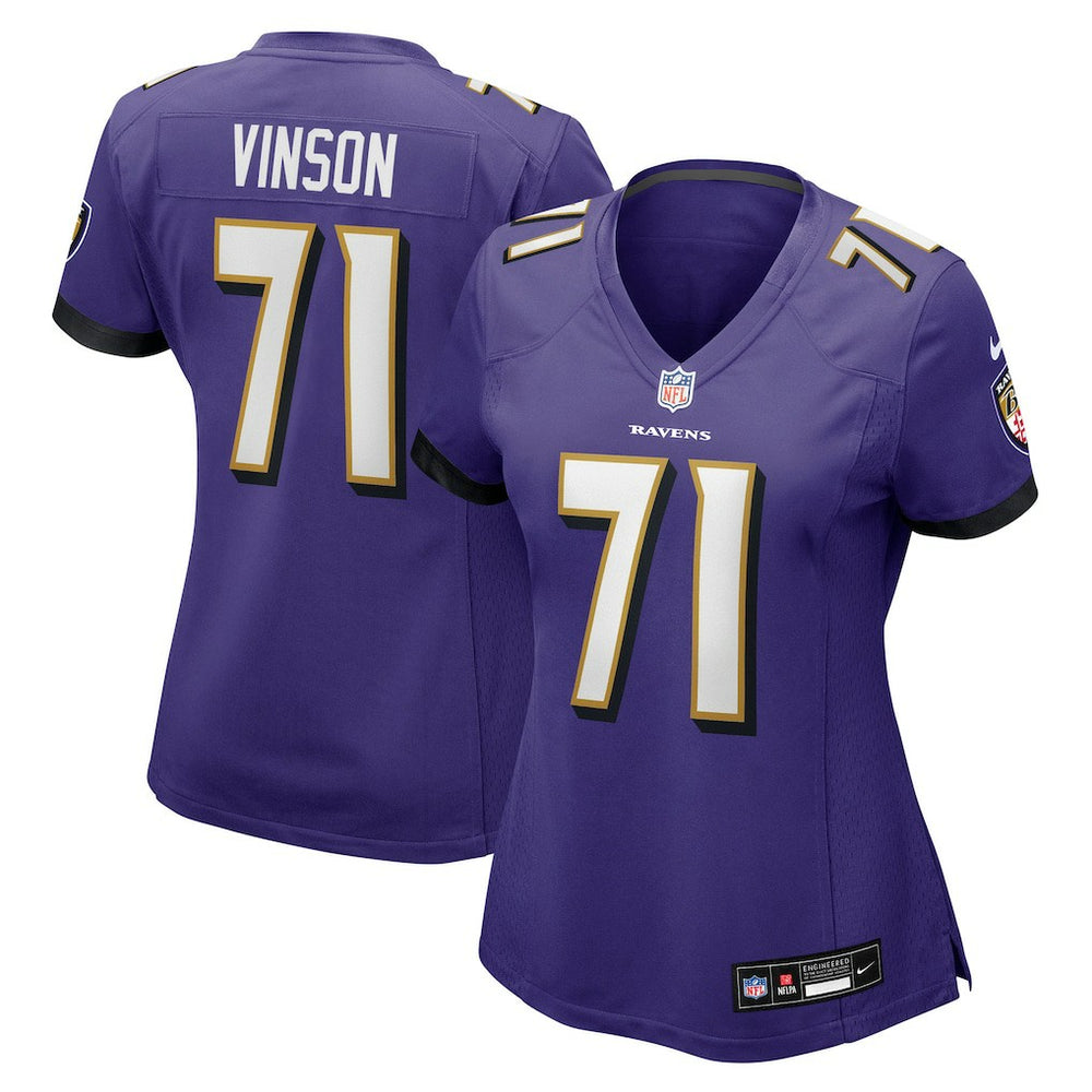 Carson Vinson Baltimore Ravens Women's Team Game Jersey - Purple | Nike discount