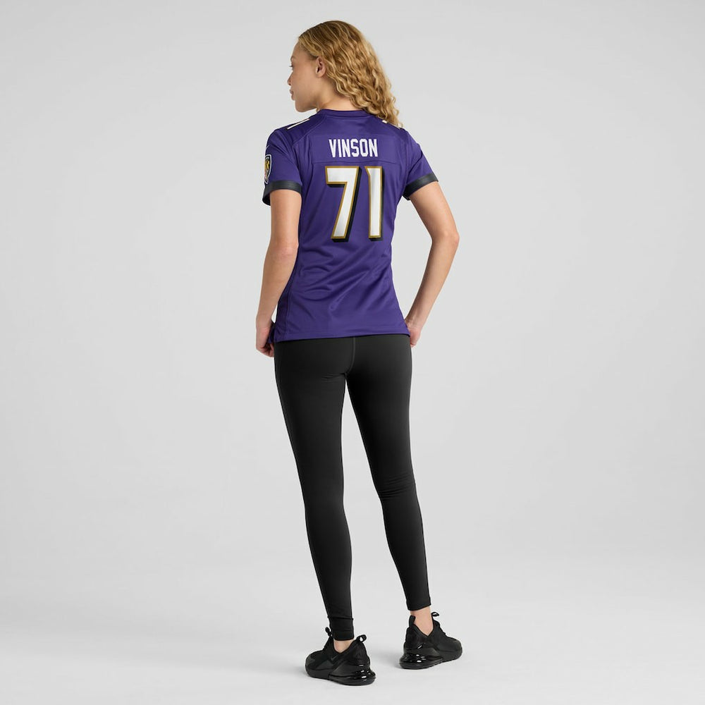 Carson Vinson Baltimore Ravens Women's Team Game Jersey - Purple | Nike discount