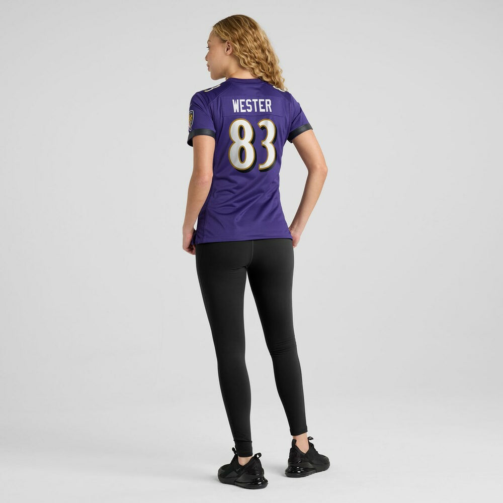 LaJohntay Wester Baltimore Ravens Women's Team Game Jersey - Purple | Nike discount