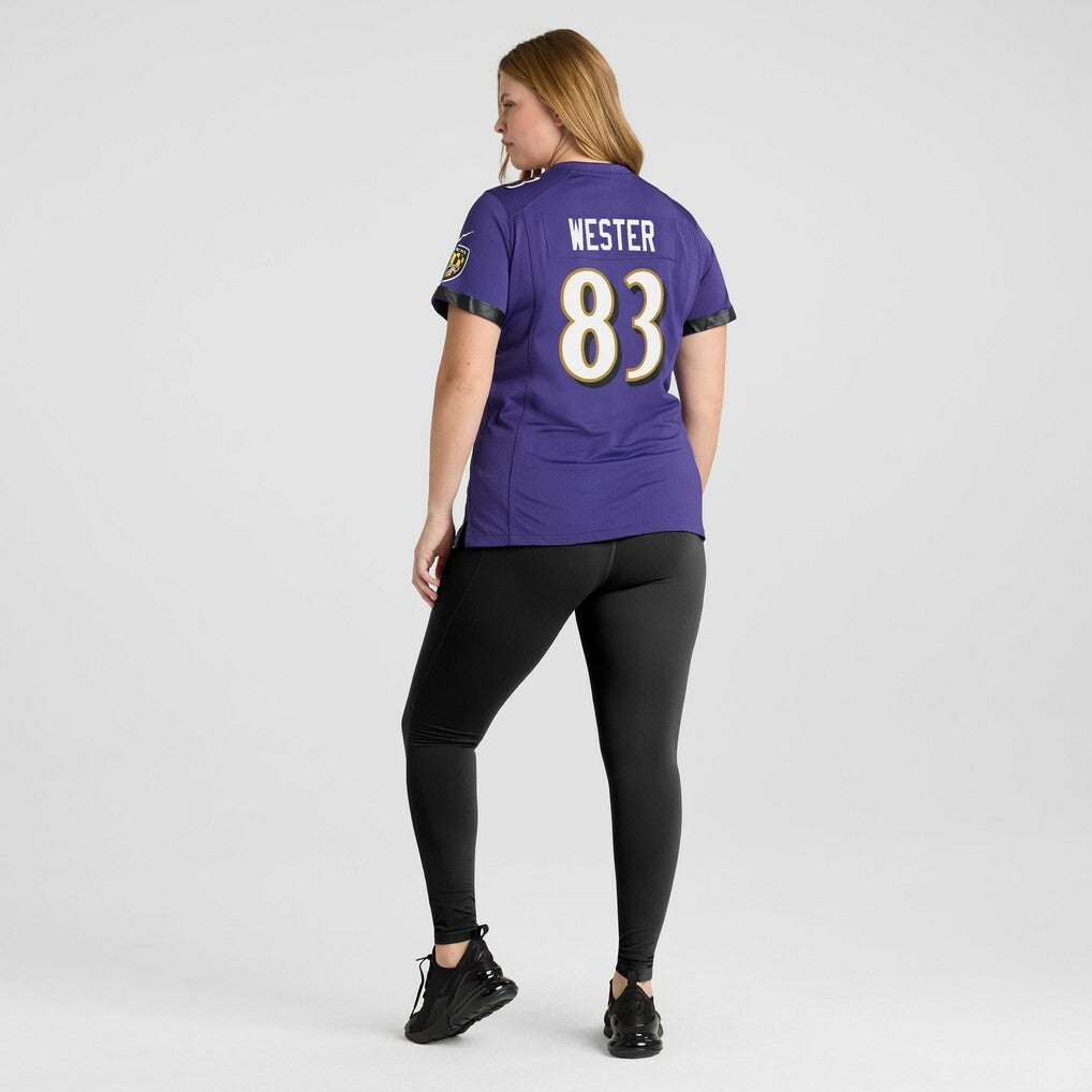 LaJohntay Wester Baltimore Ravens Women's Team Game Jersey - Purple | Nike discount