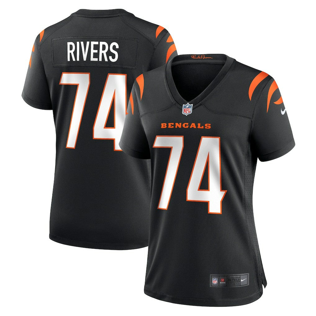 Jalen Rivers Cincinnati Bengals Women's Team Game Jersey - Black | Nike on sale