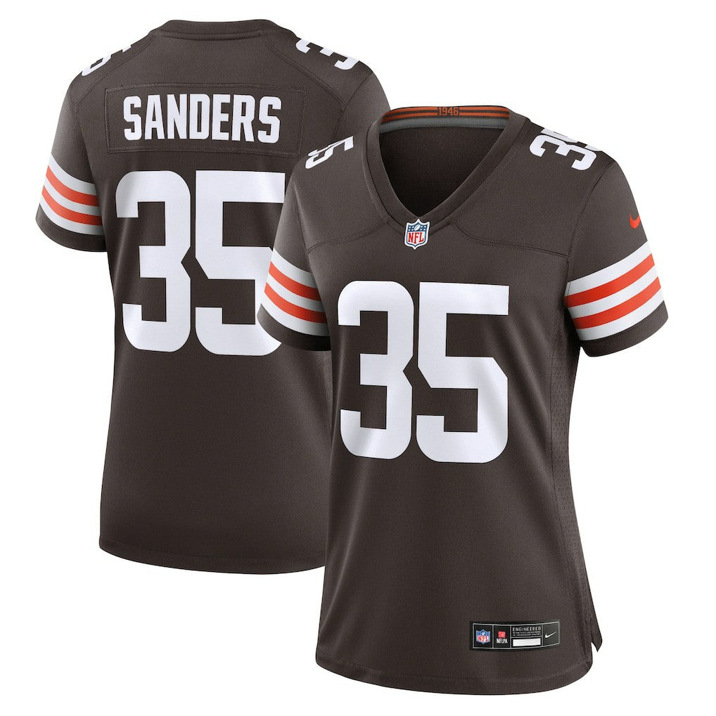 Raheim Sanders Cleveland Browns Women's Team Game Jersey - Brown | Nike cheap