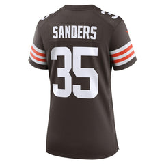 Raheim Sanders Cleveland Browns Women's Team Game Jersey - Brown | Nike cheap