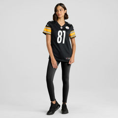 Jonnu Smith Pittsburgh Steelers Women's Team Game Jersey - Black | Nike for sale