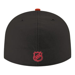Ottawa Senators New Era Core Logo Two-Tone 59FIFTY Fitted Hat Black