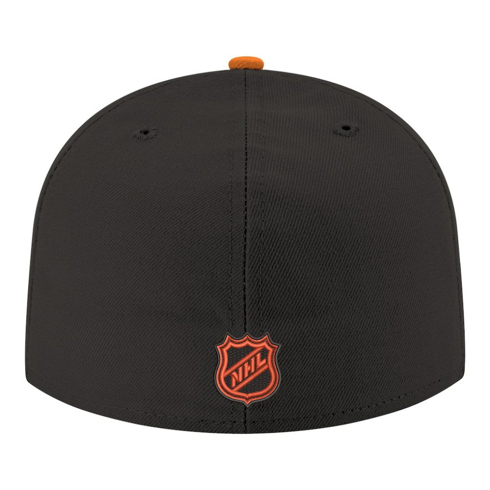 Philadelphia Flyers New Era Core Logo Two-Tone 59FIFTY Fitted Hat Black