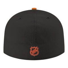 Philadelphia Flyers New Era Core Logo Two-Tone 59FIFTY Fitted Hat Black