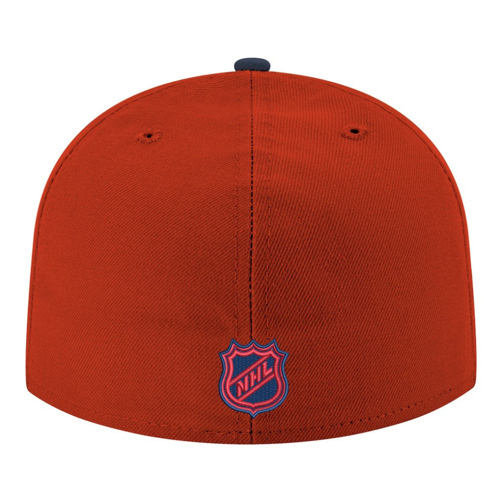 Montreal Canadiens New Era Core Logo Two-Tone 59FIFTY Fitted Hat Red