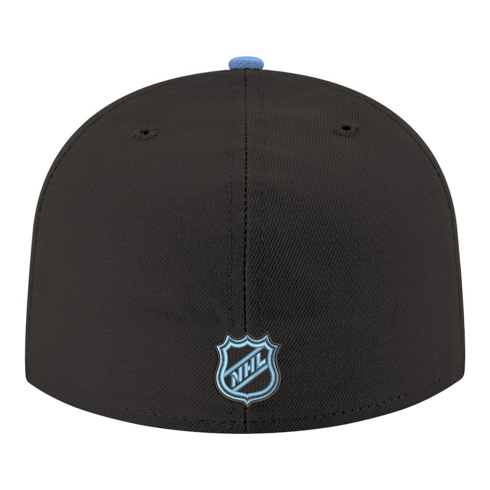 Utah Mammoth New Era Core Logo Two-Tone 59FIFTY Fitted Hat Black
