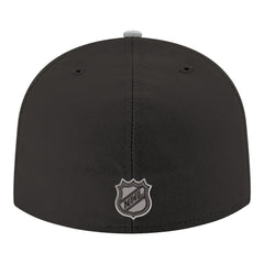 Los Angeles Kings New Era Core Logo Two-Tone 59FIFTY Fitted Hat Black